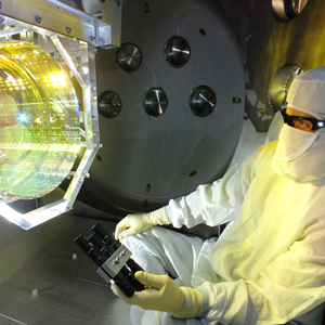 spiegel van een LIGO detector